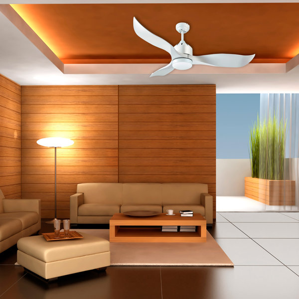 Brayden Studio 132 cm LED-Deckenventilator mit Fernbedienung Lowes